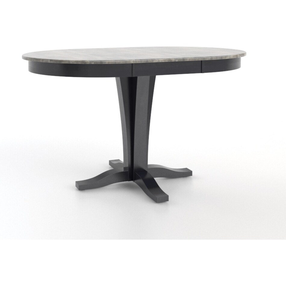 canadel blue inch counter height round oval pkg  