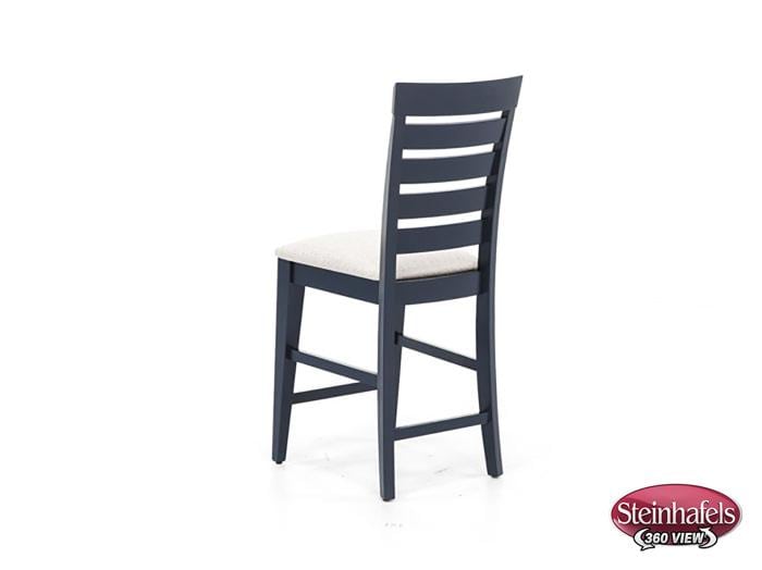 canadel blue counter height stool  image   
