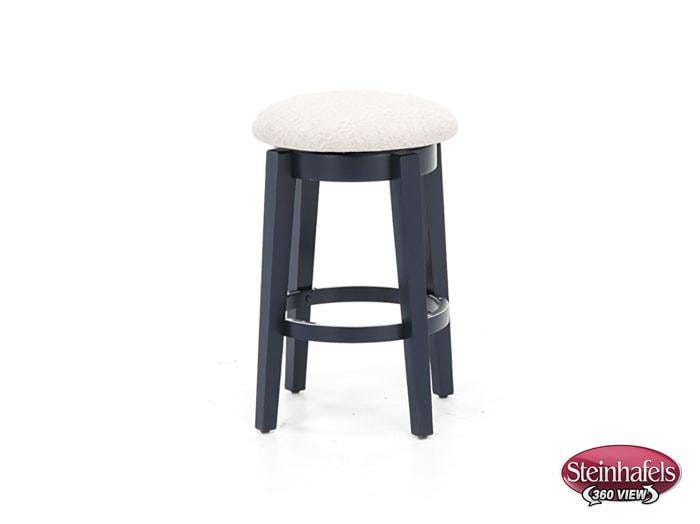 canadel blue counter height stool  image   