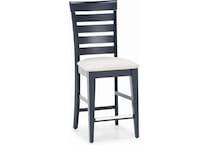 canadel blue counter height stool   