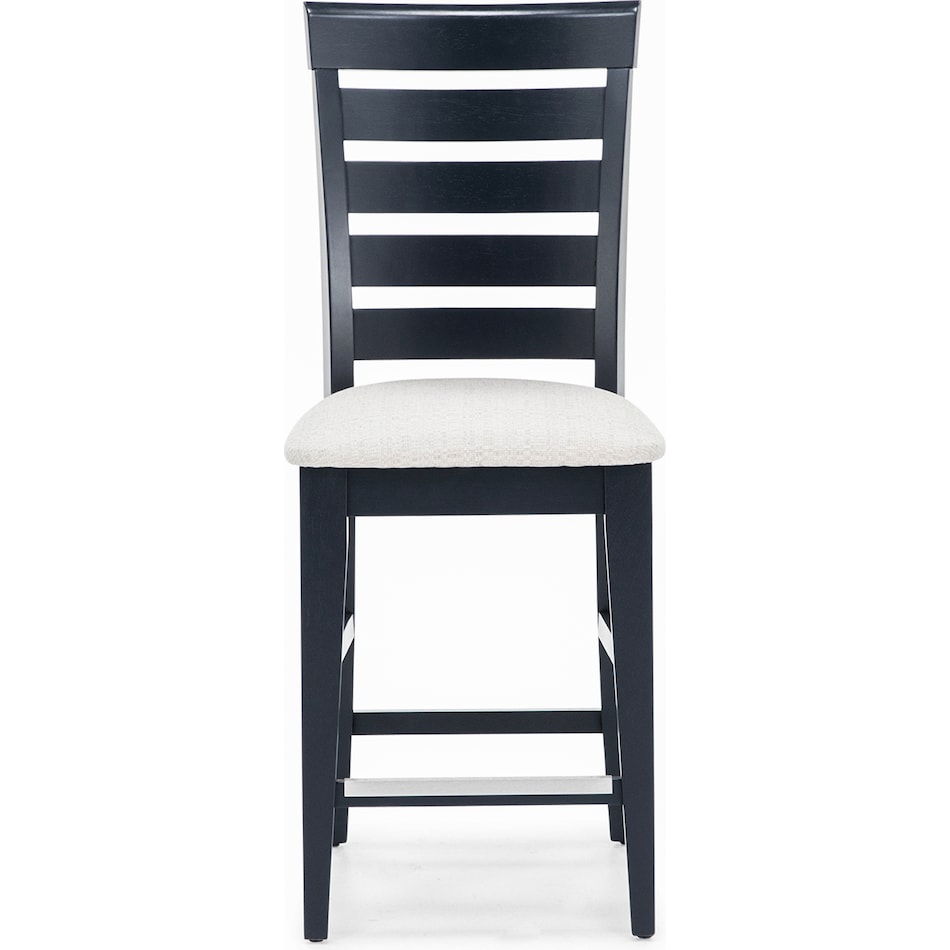 canadel blue counter height stool   