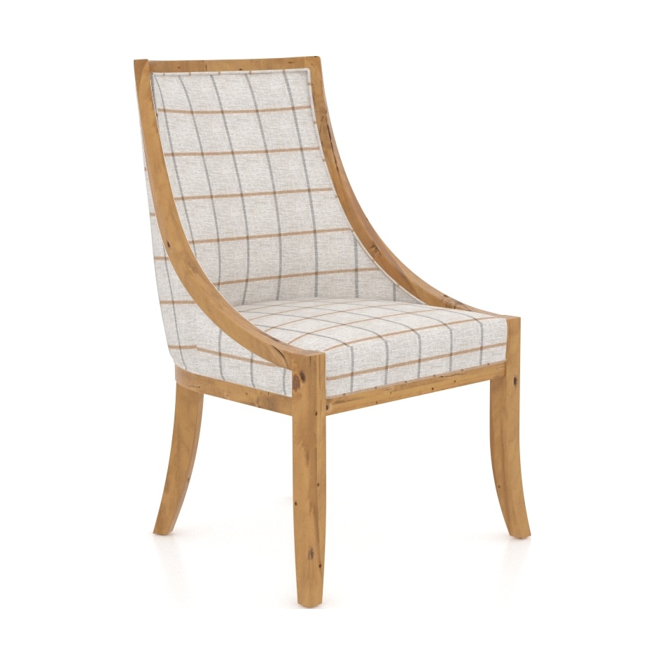 canadel brown inch standard seat height arm chair   