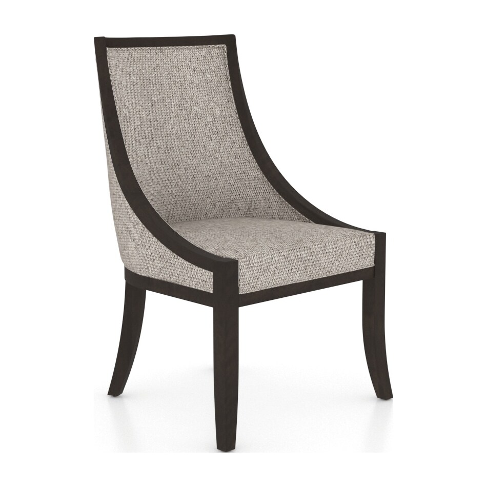 canadel brown inch standard seat height arm chair   