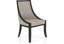 canadel brown inch standard seat height arm chair   