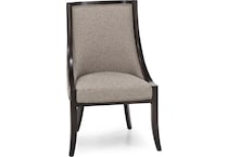canadel brown inch standard seat height arm chair   