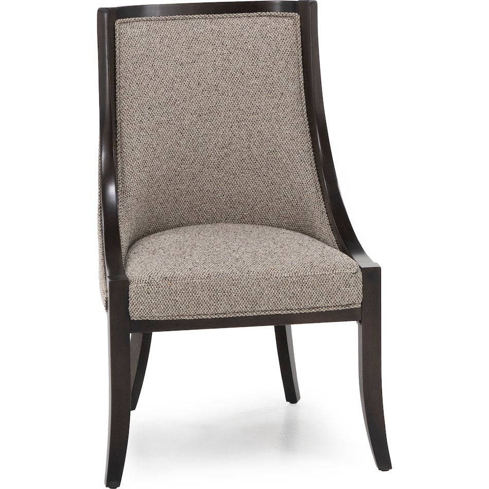 canadel brown inch standard seat height arm chair   