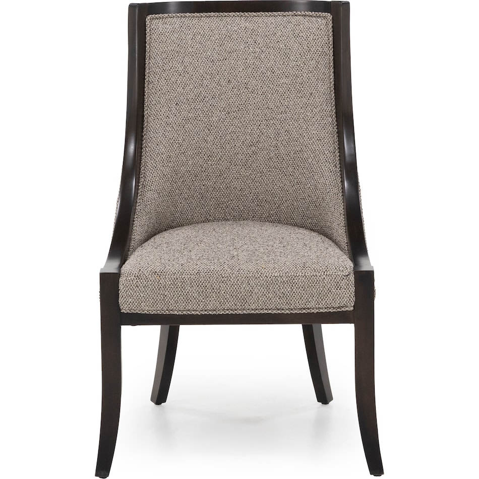canadel brown inch standard seat height arm chair   