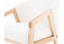 canadel brown inch standard seat height arm chair   