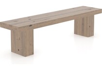 canadel brown inch standard seat height bench   