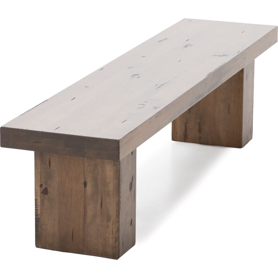 canadel brown inch standard seat height bench   