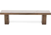 canadel brown inch standard seat height bench   
