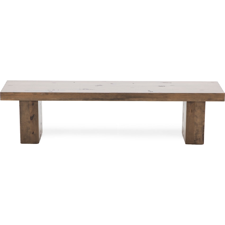 canadel brown inch standard seat height bench   