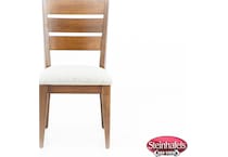 canadel brown inch standard seat height side chair  image   