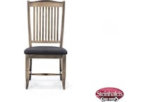 canadel brown inch standard seat height side chair  image   