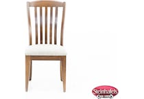 canadel brown inch standard seat height side chair  image   