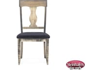 canadel brown inch standard seat height side chair  image   