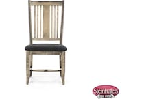 canadel brown inch standard seat height side chair  image   
