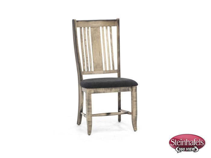 canadel brown inch standard seat height side chair  image   