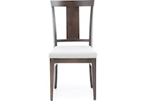 canadel brown inch standard seat height side chair   