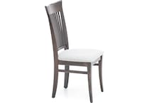 canadel brown inch standard seat height side chair   