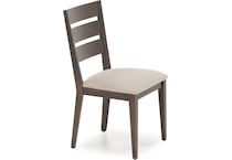 canadel brown inch standard seat height side chair   