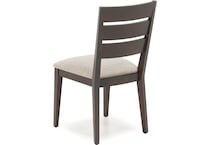 canadel brown inch standard seat height side chair   