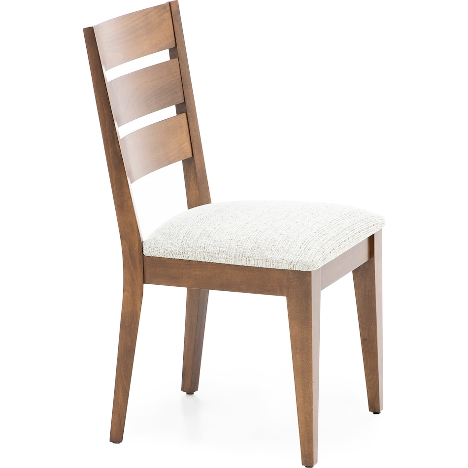canadel brown inch standard seat height side chair   