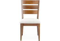 canadel brown inch standard seat height side chair   