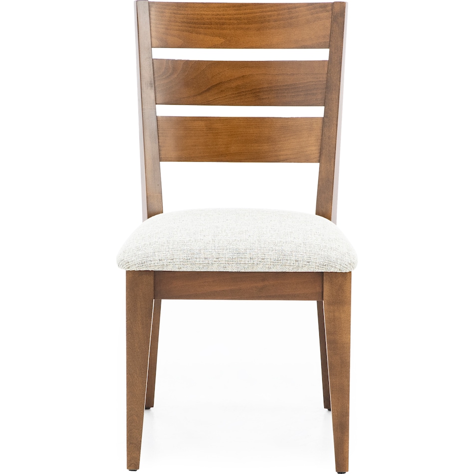 canadel brown inch standard seat height side chair   