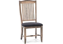 canadel brown inch standard seat height side chair   