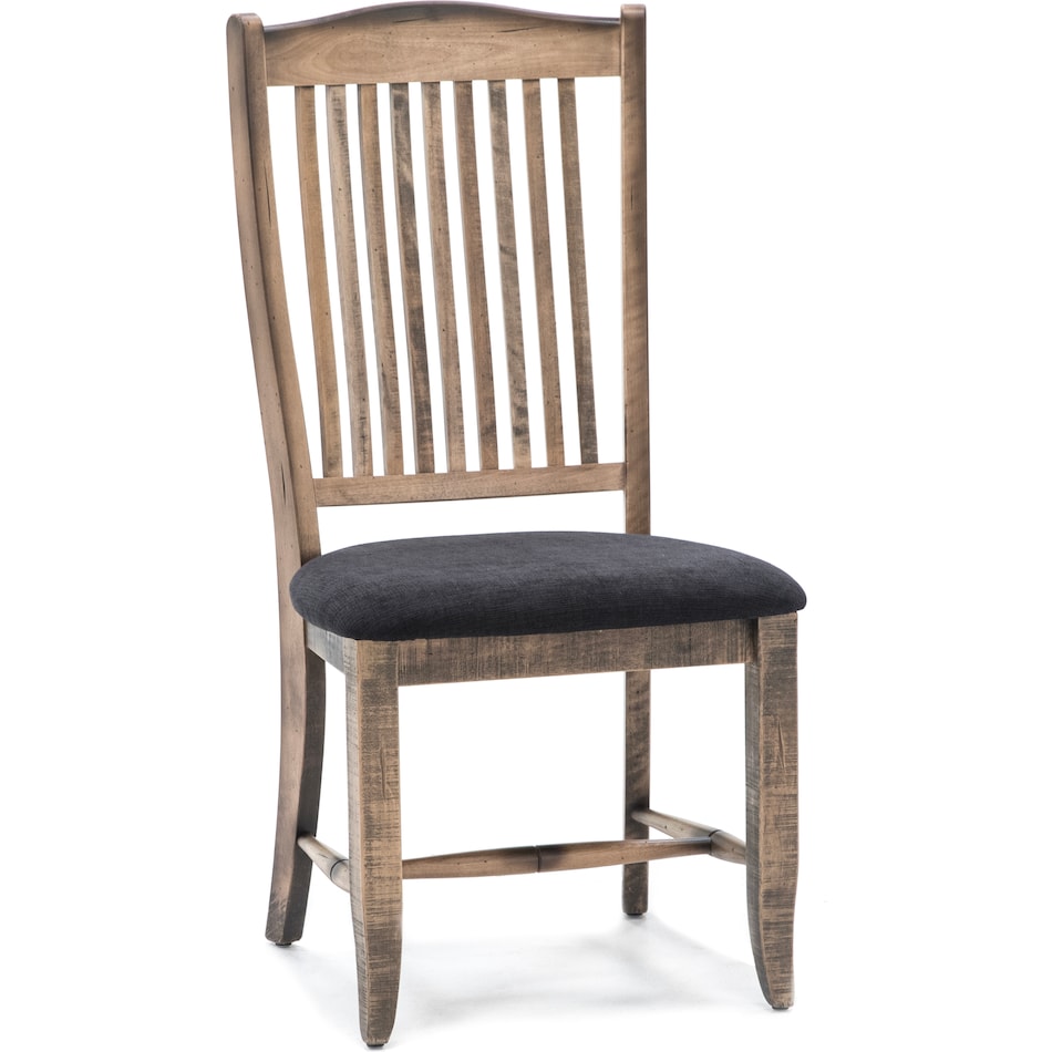 canadel brown inch standard seat height side chair   