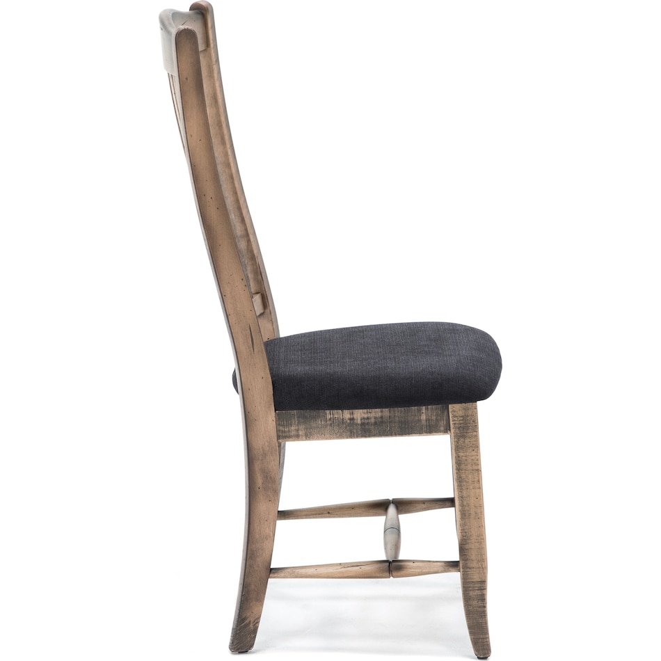 canadel brown inch standard seat height side chair   