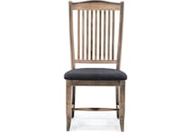 canadel brown inch standard seat height side chair   