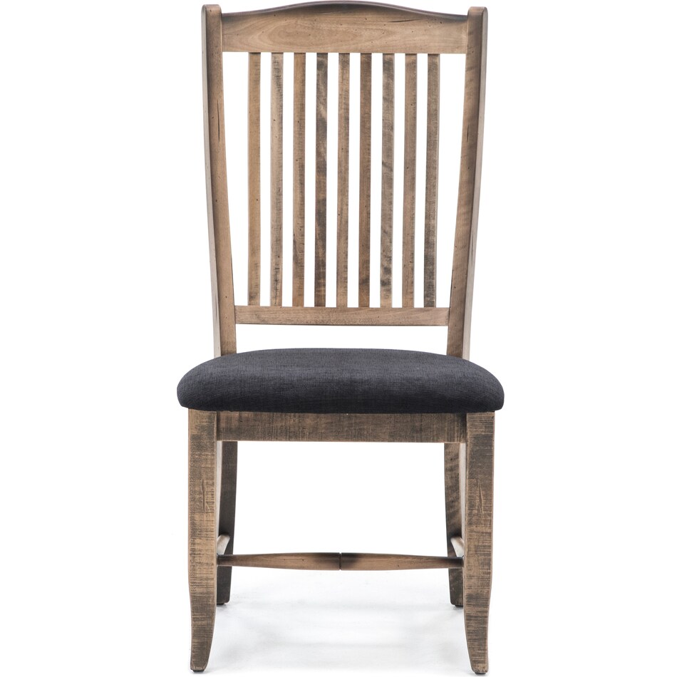 canadel brown inch standard seat height side chair   