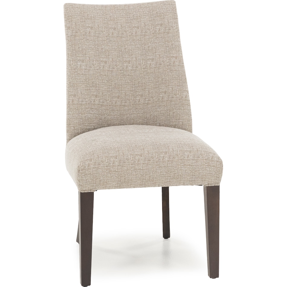 canadel brown inch standard seat height side chair   