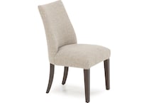 canadel brown inch standard seat height side chair   