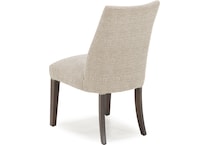 canadel brown inch standard seat height side chair   