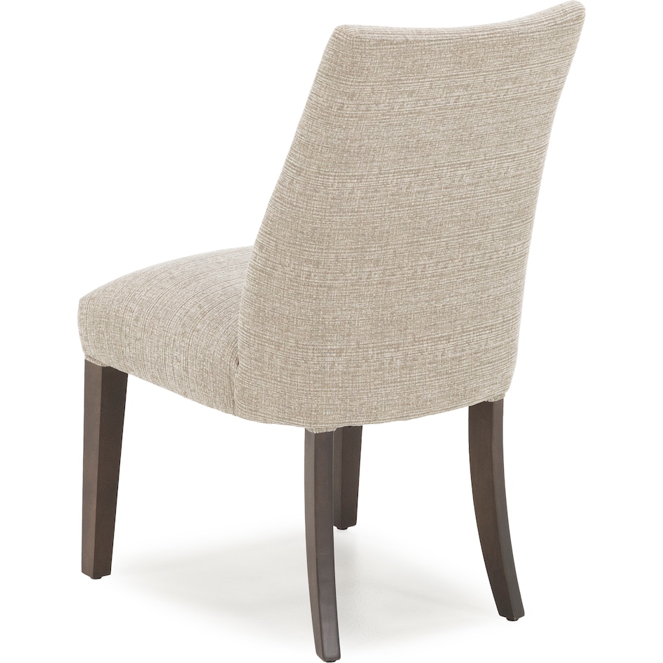 canadel brown inch standard seat height side chair   