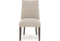 canadel brown inch standard seat height side chair   