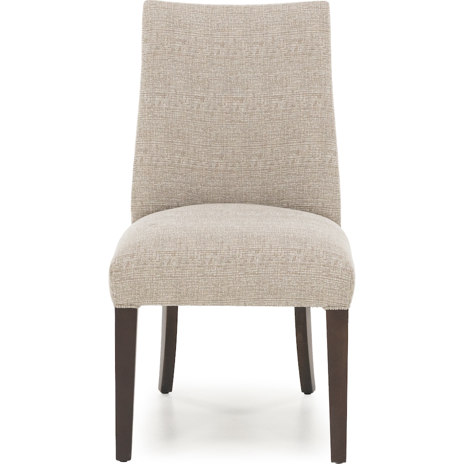 canadel brown inch standard seat height side chair   