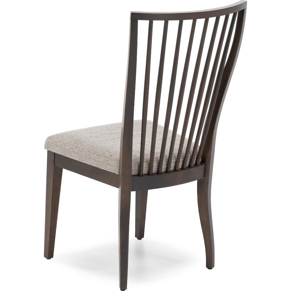 canadel brown inch standard seat height side chair   