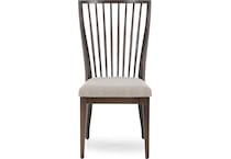 canadel brown inch standard seat height side chair   