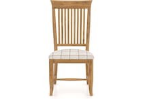 canadel brown inch standard seat height side chair   