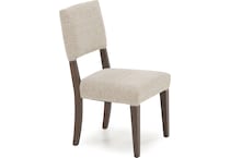 canadel brown inch standard seat height side chair   