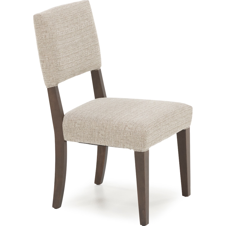canadel brown inch standard seat height side chair   