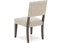 canadel brown inch standard seat height side chair   
