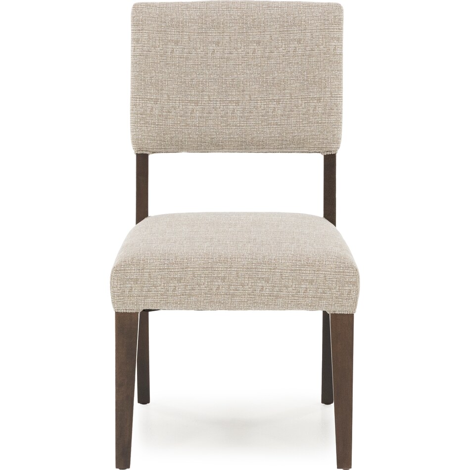 canadel brown inch standard seat height side chair   