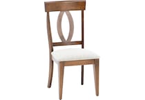 canadel brown inch standard seat height side chair   