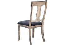 canadel brown inch standard seat height side chair   