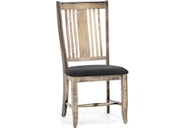 canadel brown inch standard seat height side chair   